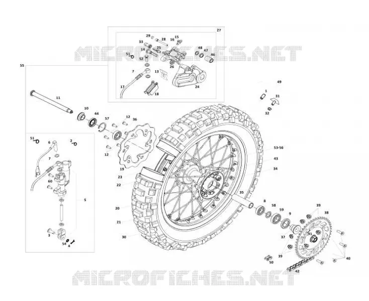 ROUE / FREIN ARRIERE