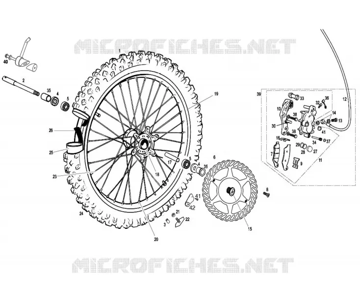 ROUE / FREIN AVANT
