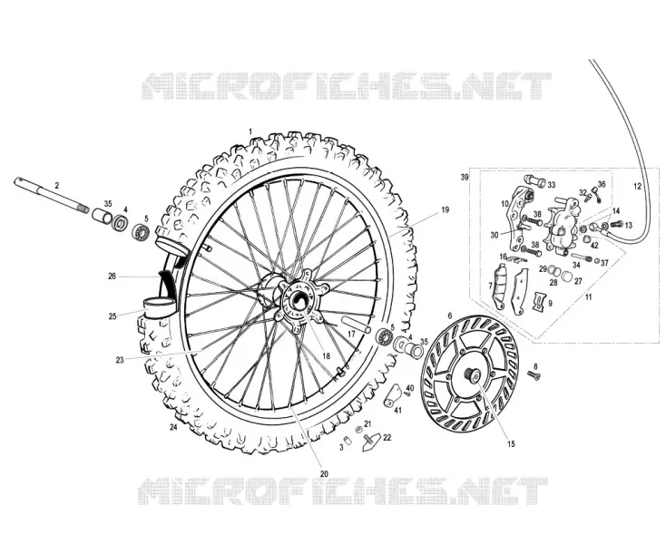 ROUE / FREIN AVANT