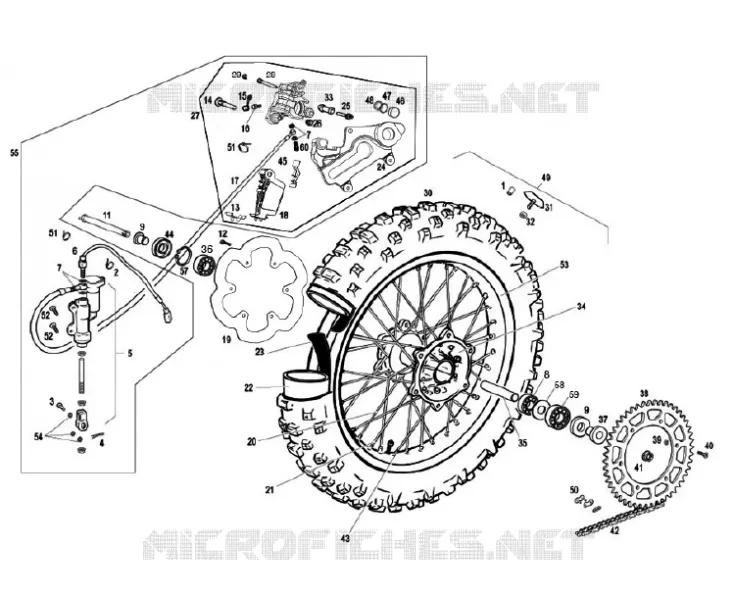ROUE / FREIN ARRIERE