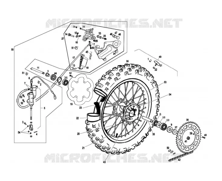 ROUE / FREIN ARRIERE