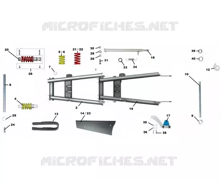BRAS OSCILLANT  / AMORTISSEUR