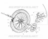 ROUE / ETRIER DE FREIN AVANT
