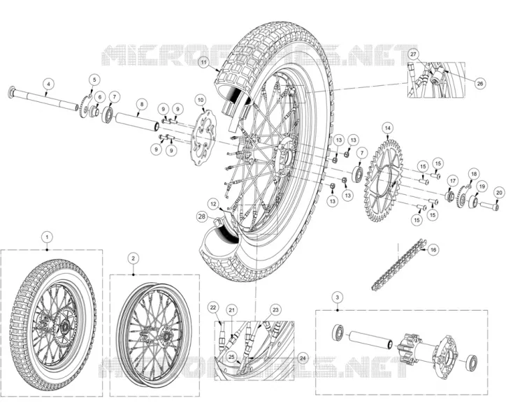 ROUE ARRIERE