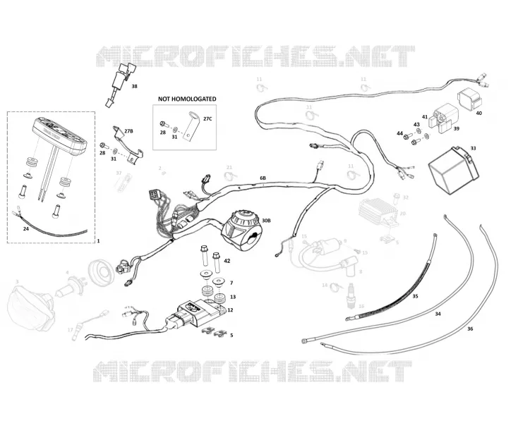 CIRCUIT ELECTRIQUE E-START