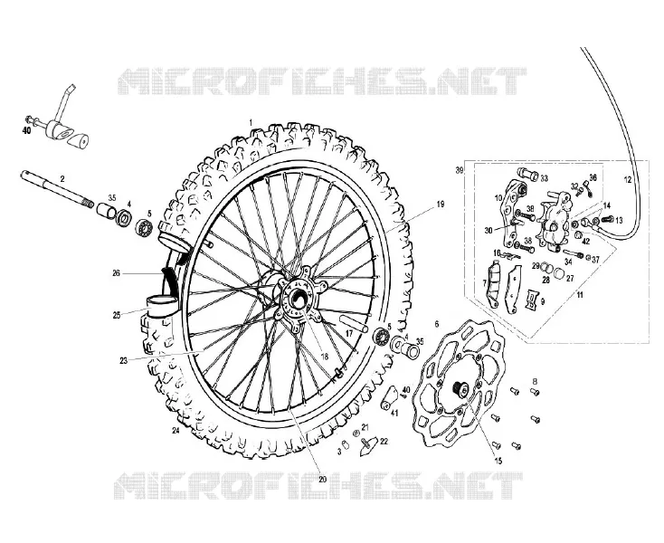 ROUE / FREIN AVANT
