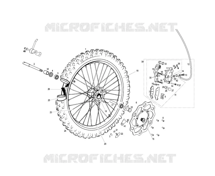 ROUE / FREIN AVANT