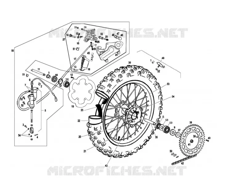 ROUE / FREIN ARRIERE