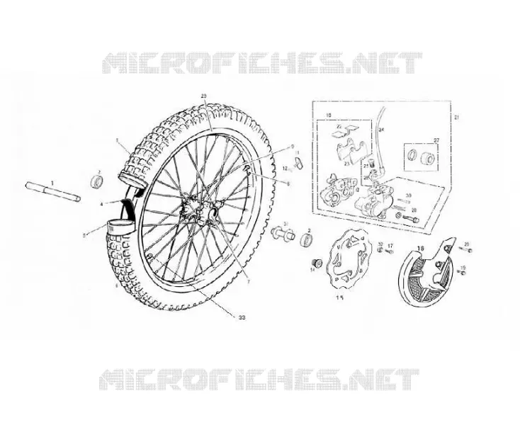 ROUE / FREIN AVANT