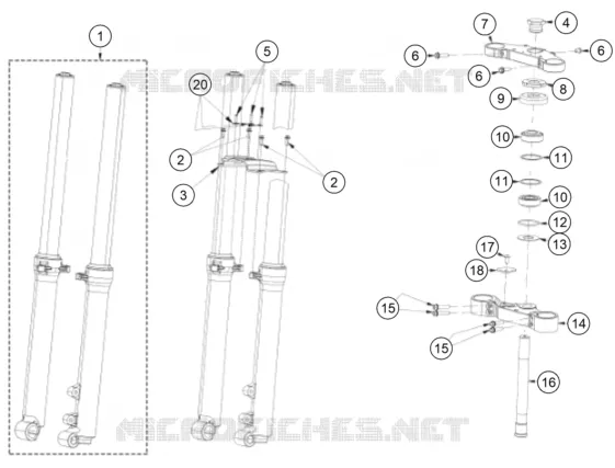 FOURCHE / T DE FOURCHE