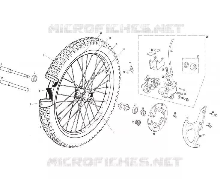 ROUE / FREIN AVANT