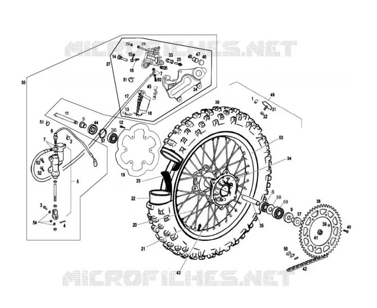 ROUE / FREIN ARRIERE