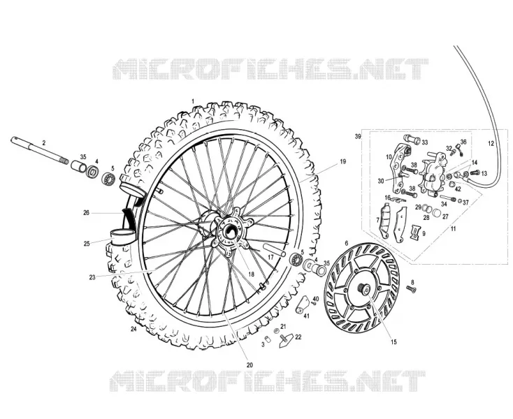 ROUE / FREIN AVANT