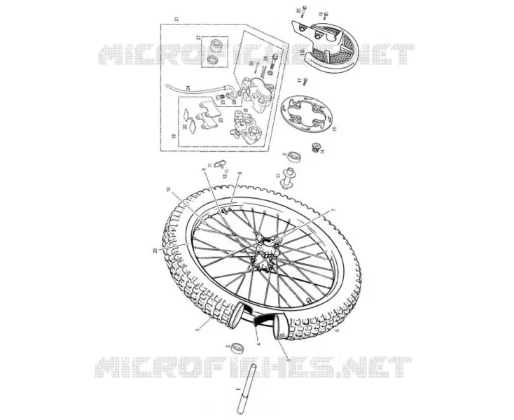 ROUE / FREIN AVANT