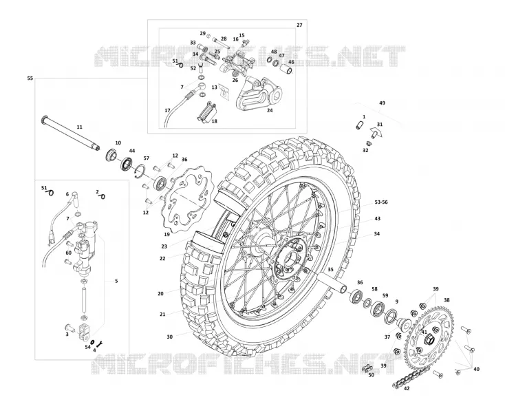 ROUE / FREIN ARRIERE