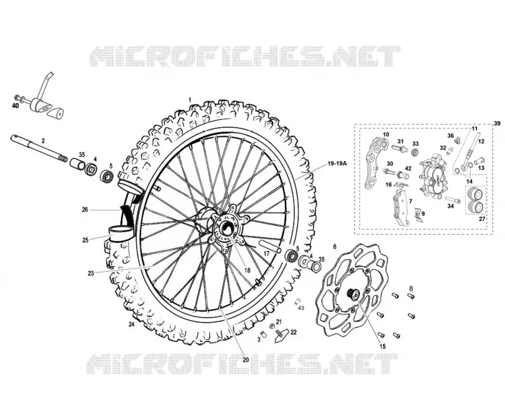 ROUE / FREIN AVANT