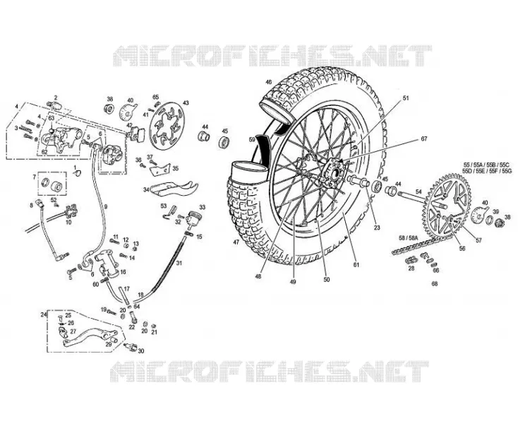 ROUE / FREIN ARRIERE