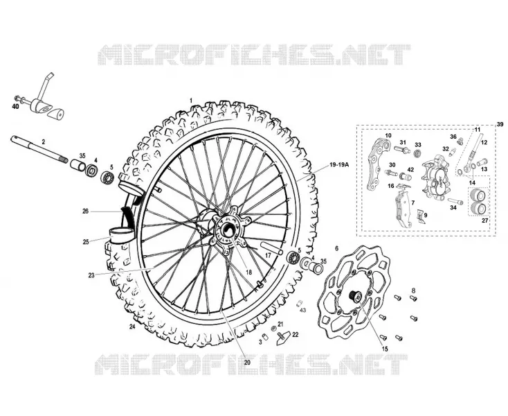 ROUE / FREIN AVANT