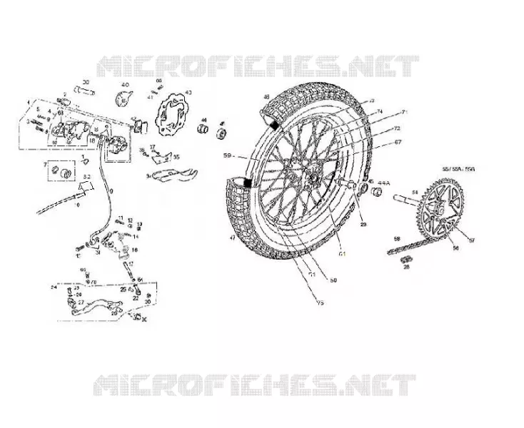ROUE / FREIN ARRIERE